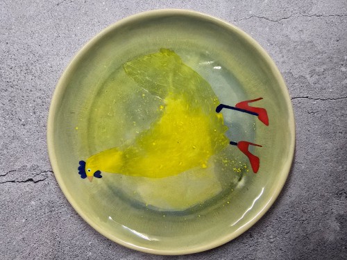 Višta mėlynom kojom ir skiautere