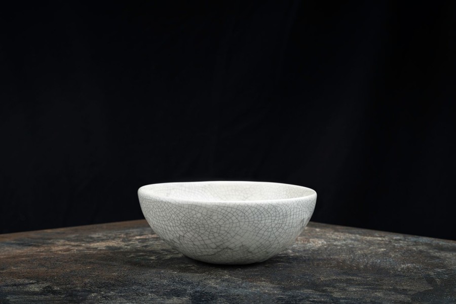 CRAQUELLE  white  bowl