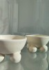 WHITE ceramic container 